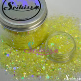 Key Lime Pie Iridescent Chunky Glitter - Yellow Glitter